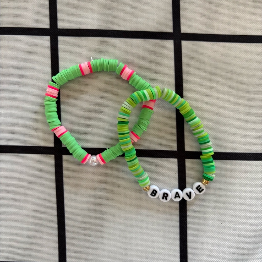 Colorful BRAVE Bracelet Set